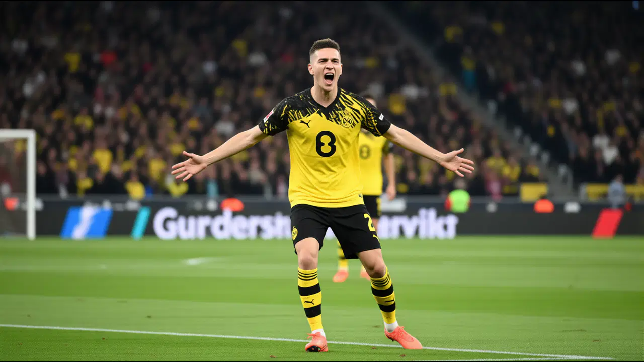 Боруссия Дортмунд обыграла Боруссию Мёнхенгладбах и поднялась на второе место в Бундеслиге